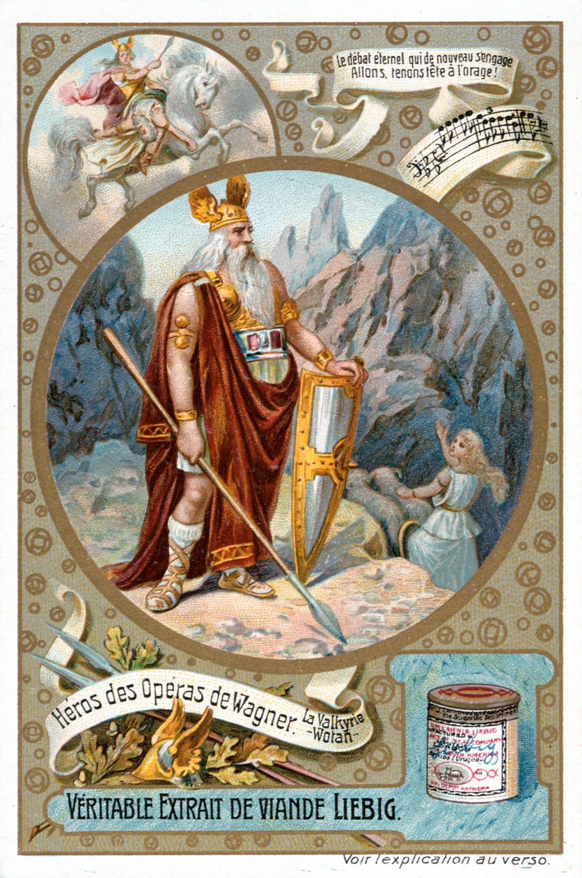 Odin, 1890-1910 tekijältä Delitz