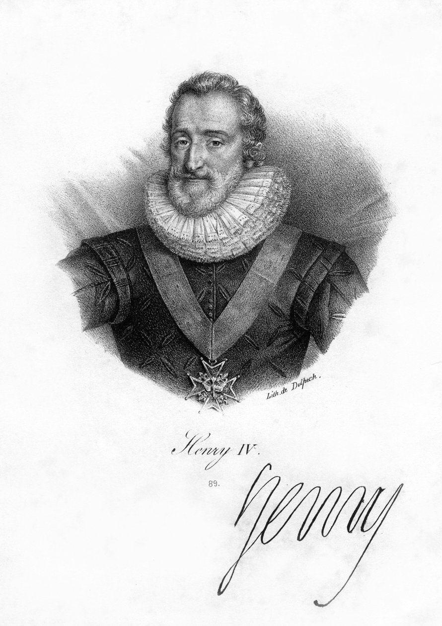 Henrik IV Ranskalainen, 1553-1610. tekijältä Delpech