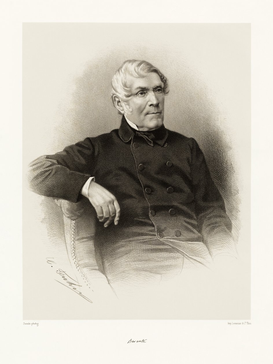 Amable Guillaume Prosper Brugière, Baron de Barante, 1865-66. tekijältä Demee