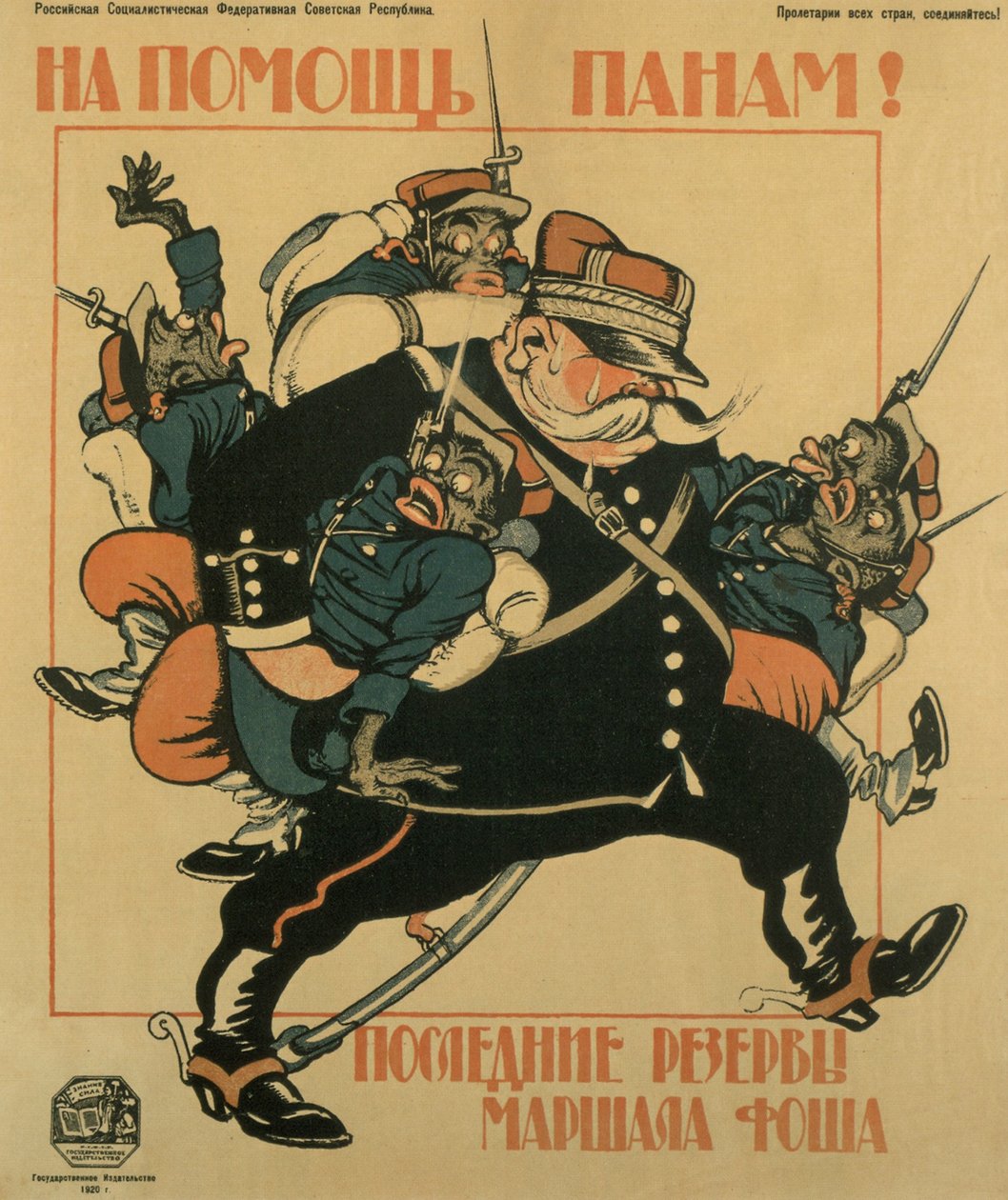 Pannujen avuksi. Marsalkka Fochin julisteen viimeiset reservit, 1920 tekijältä Deni