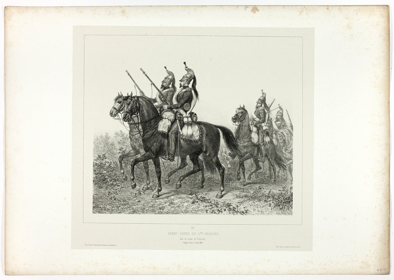 11. lohikäärmeen etuvartio, Memories of Italy: Rome Expedition tekijältä Denis Auguste Marie Raffet