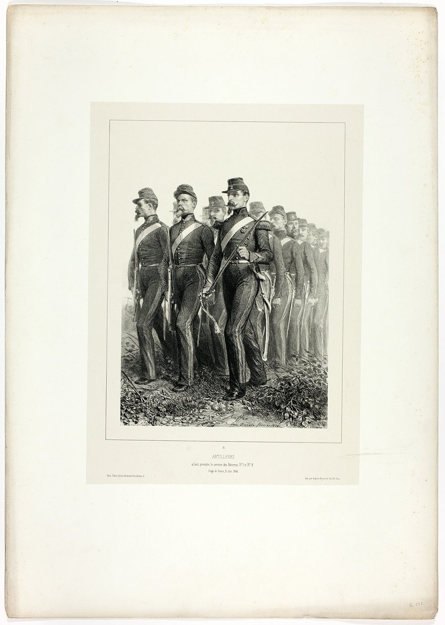 Tykistömiehet, Souvenirs of Italy: Rome Expedition tekijältä Denis Auguste Marie Raffet