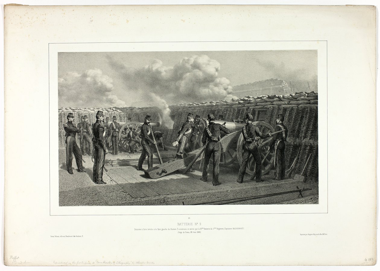 Akku nro 9, valmistaja Souvenirs of Italy: Rome Expedition tekijältä Denis Auguste Marie Raffet