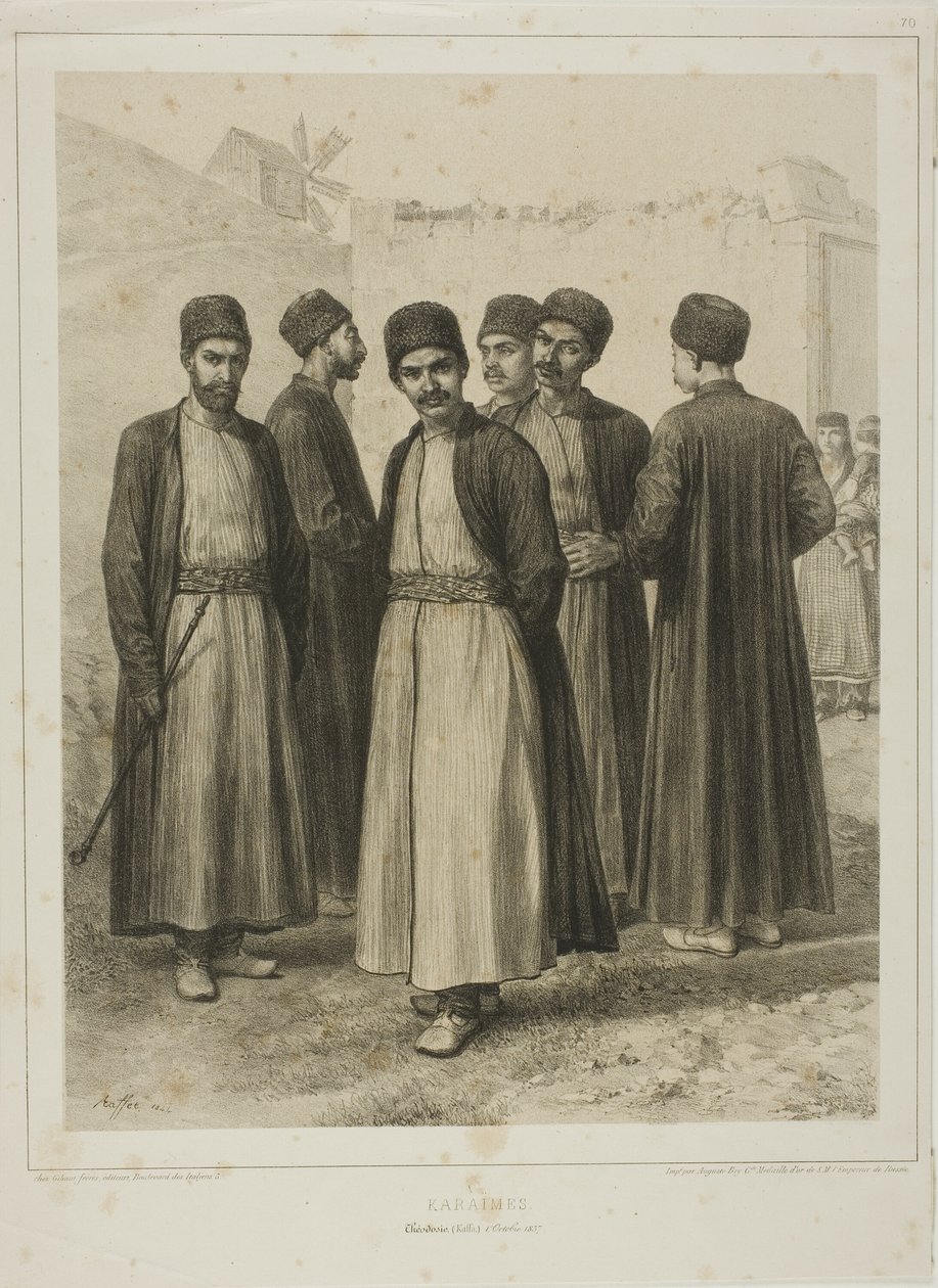 Karaimes, Theodosia, Kaffa, 1. lokakuuta 1837. tekijältä Denis Auguste Marie Raffet