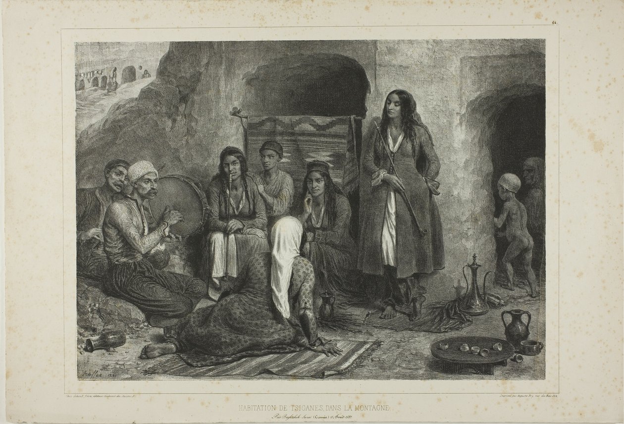 Tsiganes Mountain Dwelling tekijältä Denis Auguste Marie Raffet