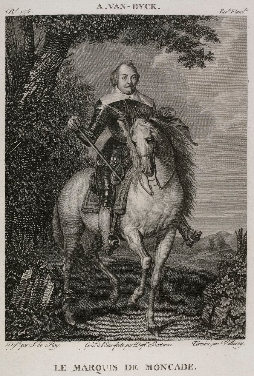 Denis-Sébastien Leroy, Antoine-Claude-François Villerey ja Jean Duplessis-Bertaux - Moncaden markiisi, Antoine van Dyckin mukaan - 1802-1815 tekijältä Denis Sebastien Leroy