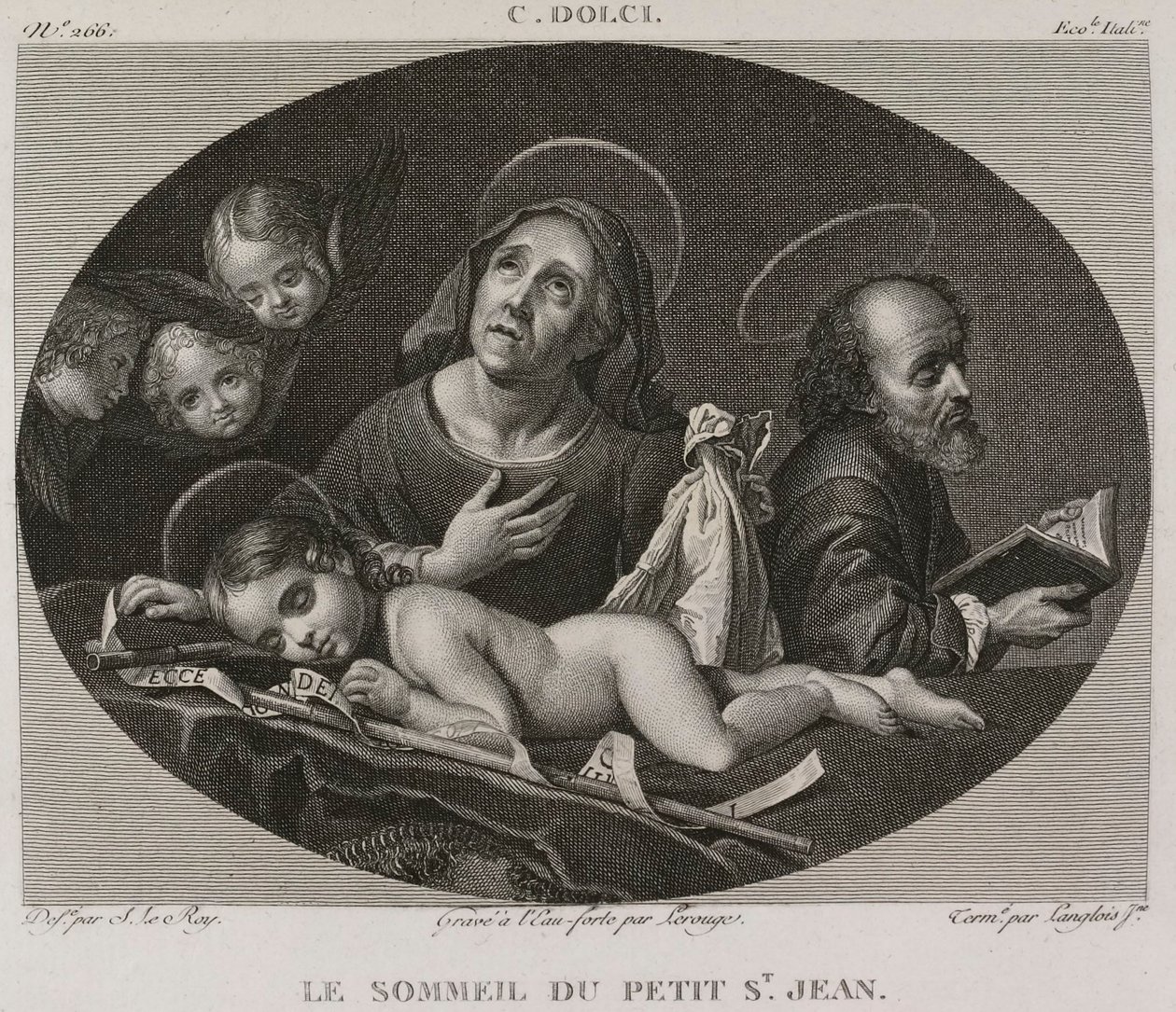 Denis-Sébastien Leroy, Lerouge et Langlois jeune - Pikku Johanneksen uni, Carlo Dolcin mukaan - 1802-1815 tekijältä Denis Sebastien Leroy