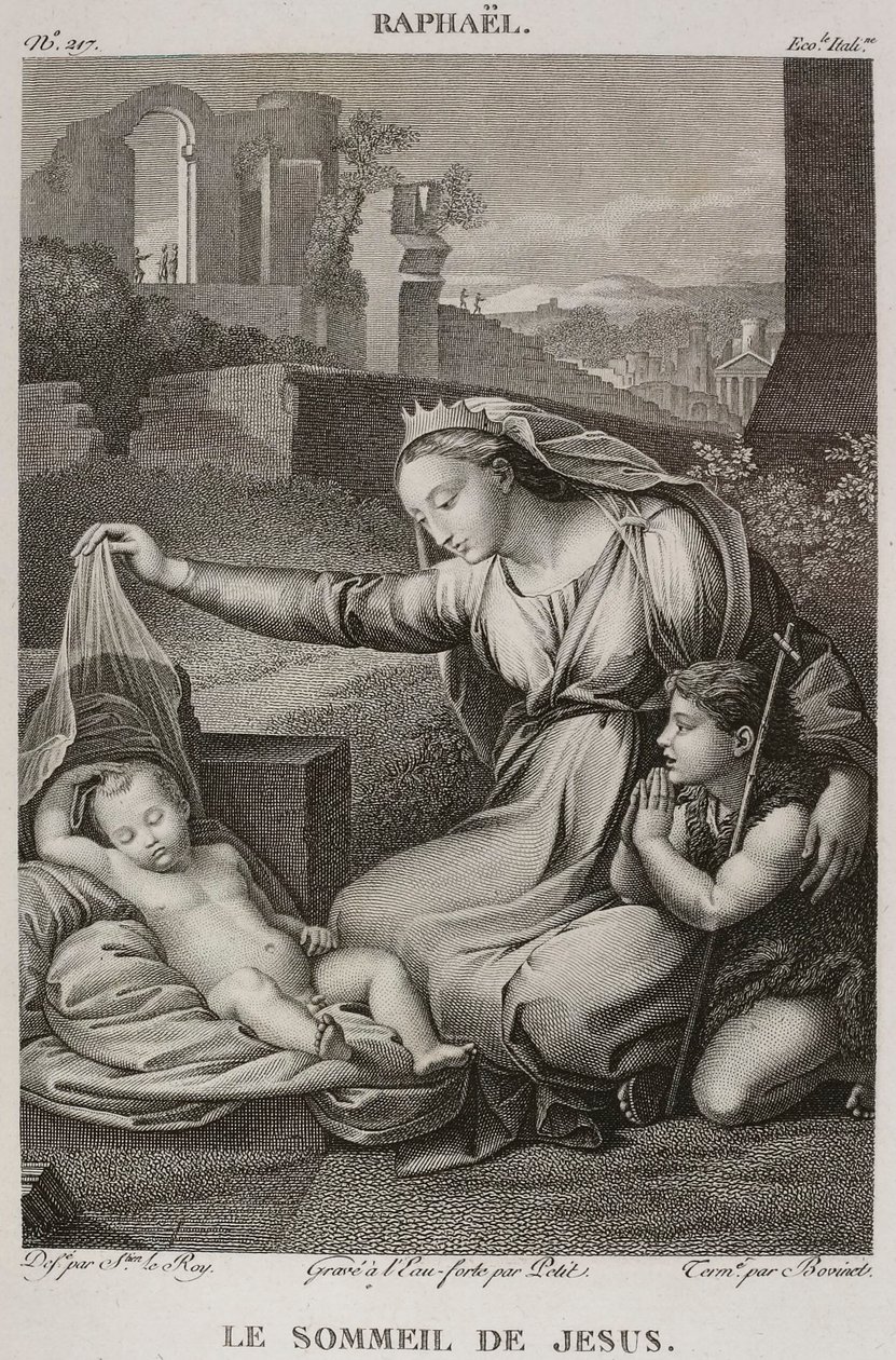 Denis-Sébastien Leroy, Petit ja Bovinet - Jeesuksen uni, Rafaelin mukaan - 1802-1815 tekijältä Denis Sebastien Leroy