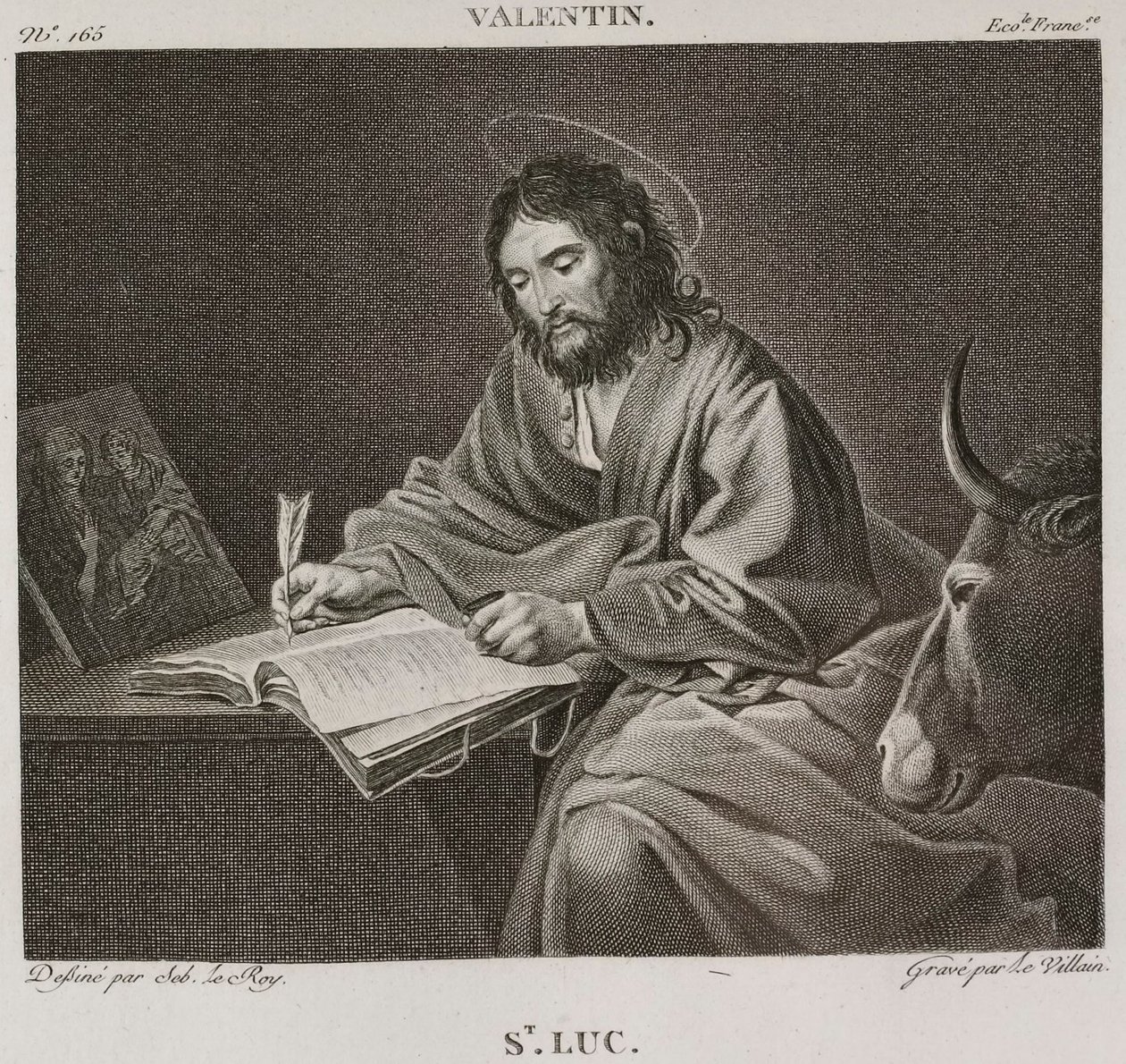Denis-Sébastien Leroy et Petit - Pyhä Luukas, Le Valentinin mukaan - 1802-1815 tekijältä Denis Sebastien Leroy