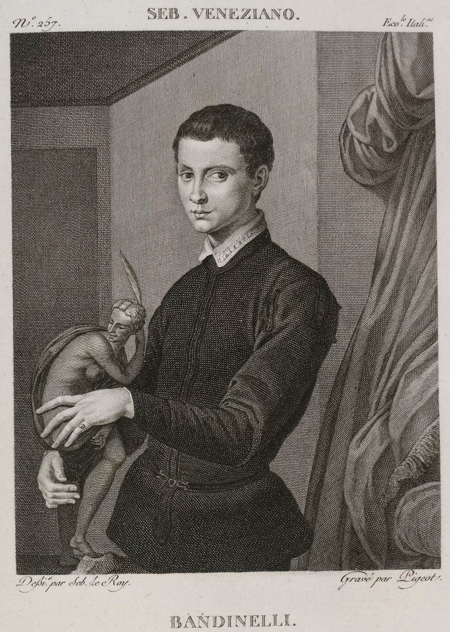 Denis-Sébastien Leroy et Pigeot - Bandinelli, aiemmin Sebastiano del Piombolle, nyt Bronzinolle - 1802-1815. tekijältä Denis Sebastien Leroy