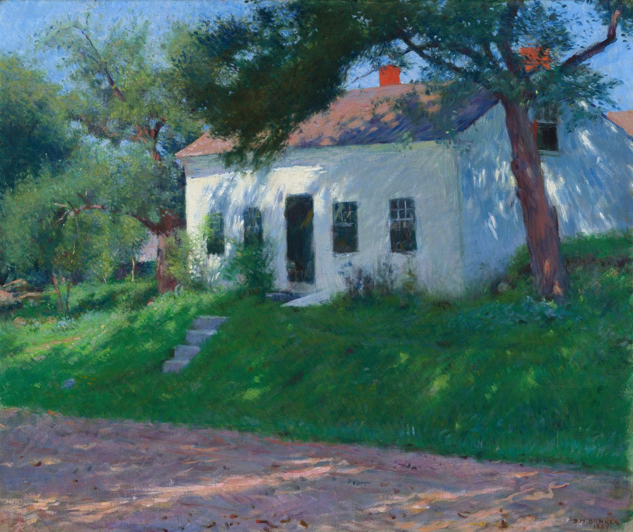 Tienvarsimökki, 1889. tekijältä Dennis Miller Bunker