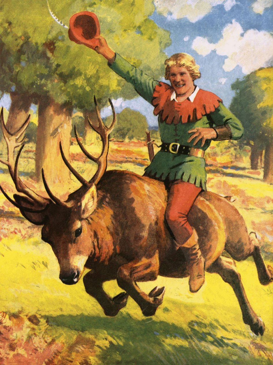 Robin Hood hirven selässä tekijältä Derek Charles Eyles
