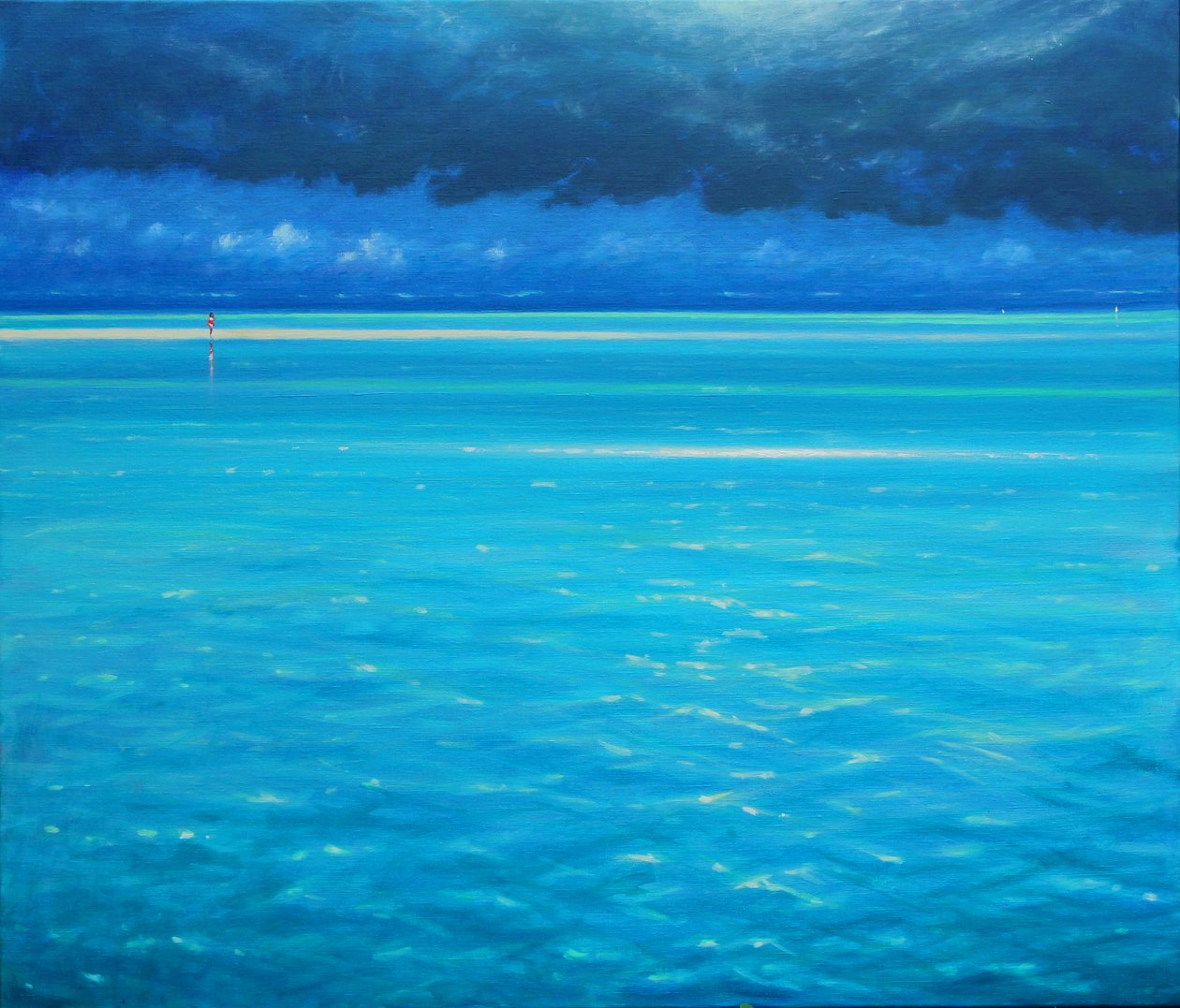 Dreams Of Paradise, 2020 (öljy kankaalle) tekijältä Derek Hare