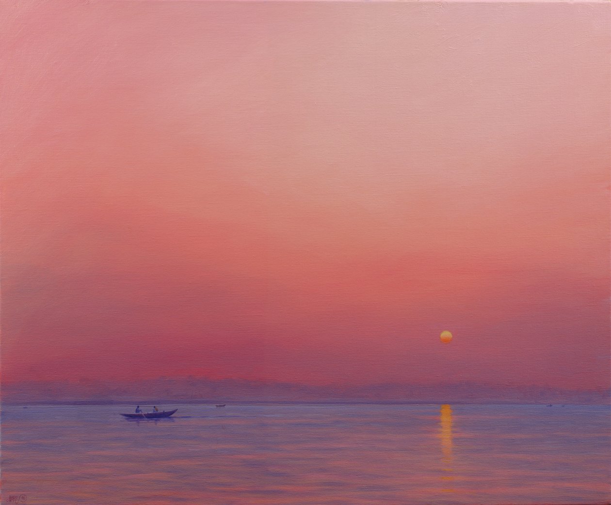 Pink Dawn on the Ganges tekijältä Derek Hare