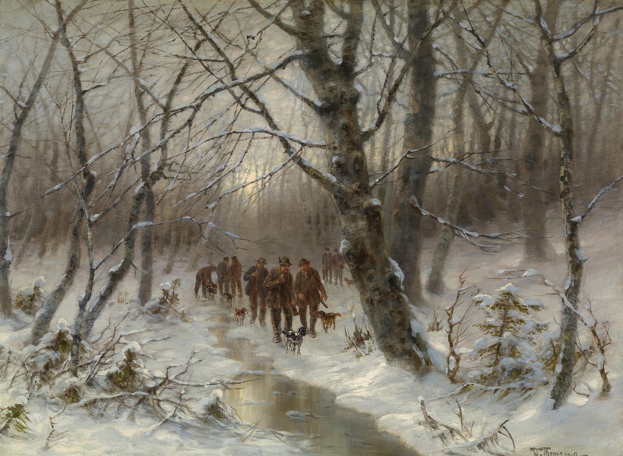 Jäger im Winterwald tekijältä Desire Thomassin