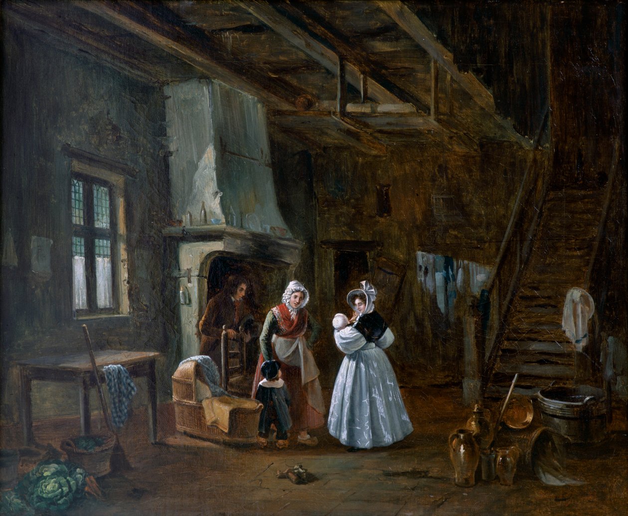 "Sisustus hahmoilla", 1800-luku tekijältä Desire Donny