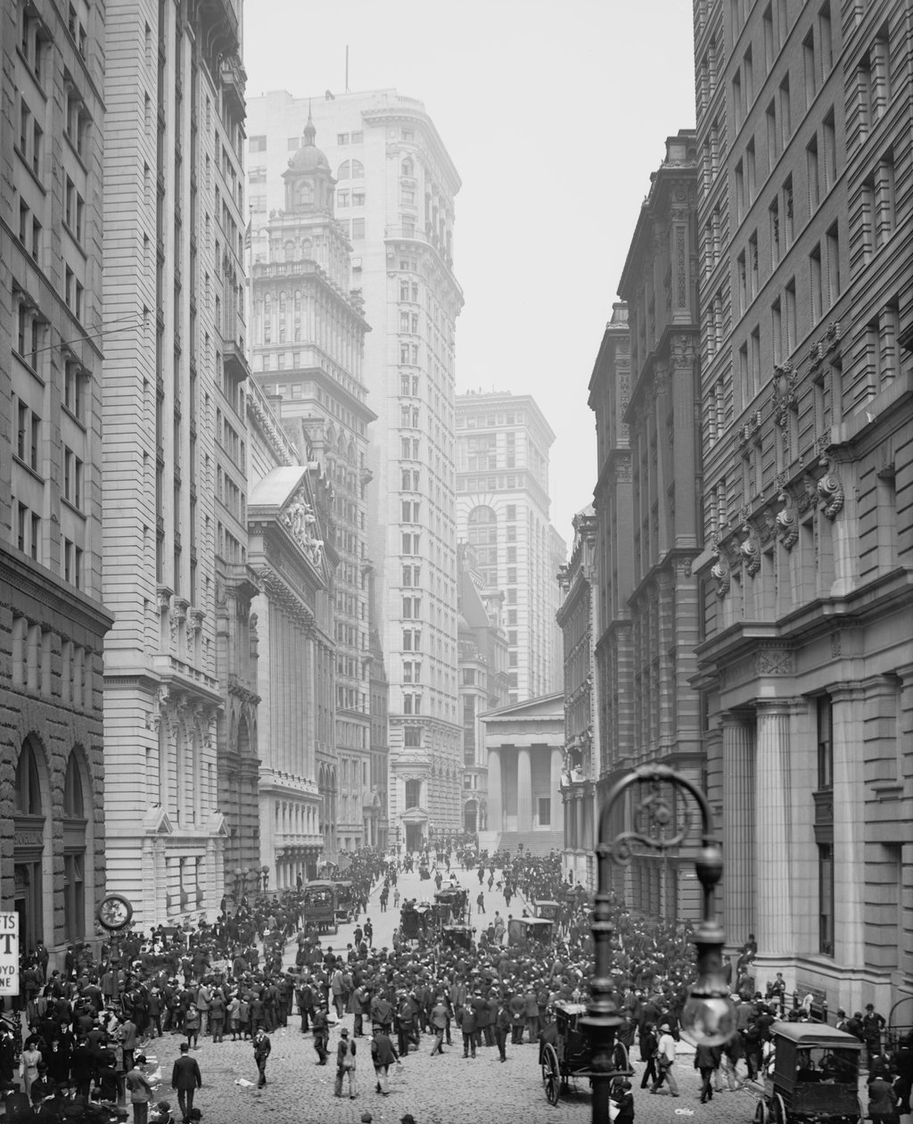 Broad Street, New York City, n. 1905 tekijältä Detroit Publishing Co.