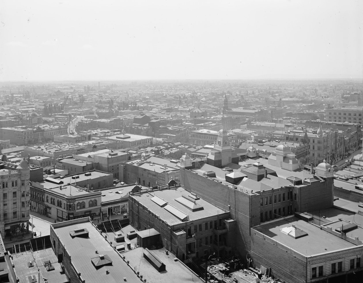 Yleisnäkymä, Los Angeles, Kalifornia, n.1880-99 tekijältä Detroit Publishing Co.