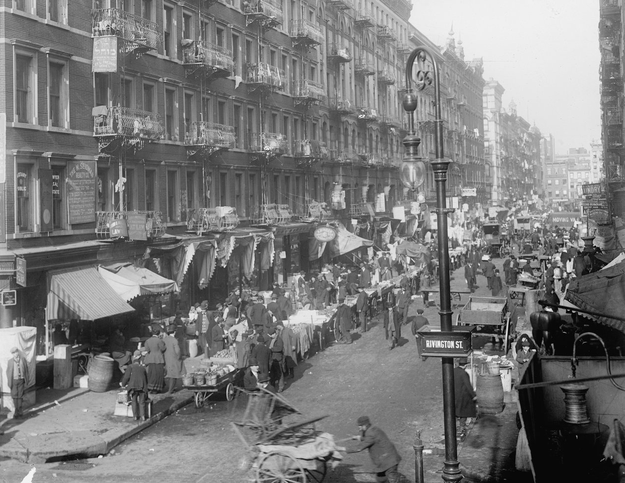 The Ghetto, New York, N.Y., n. 1900-1915 tekijältä Detroit Publishing Co.