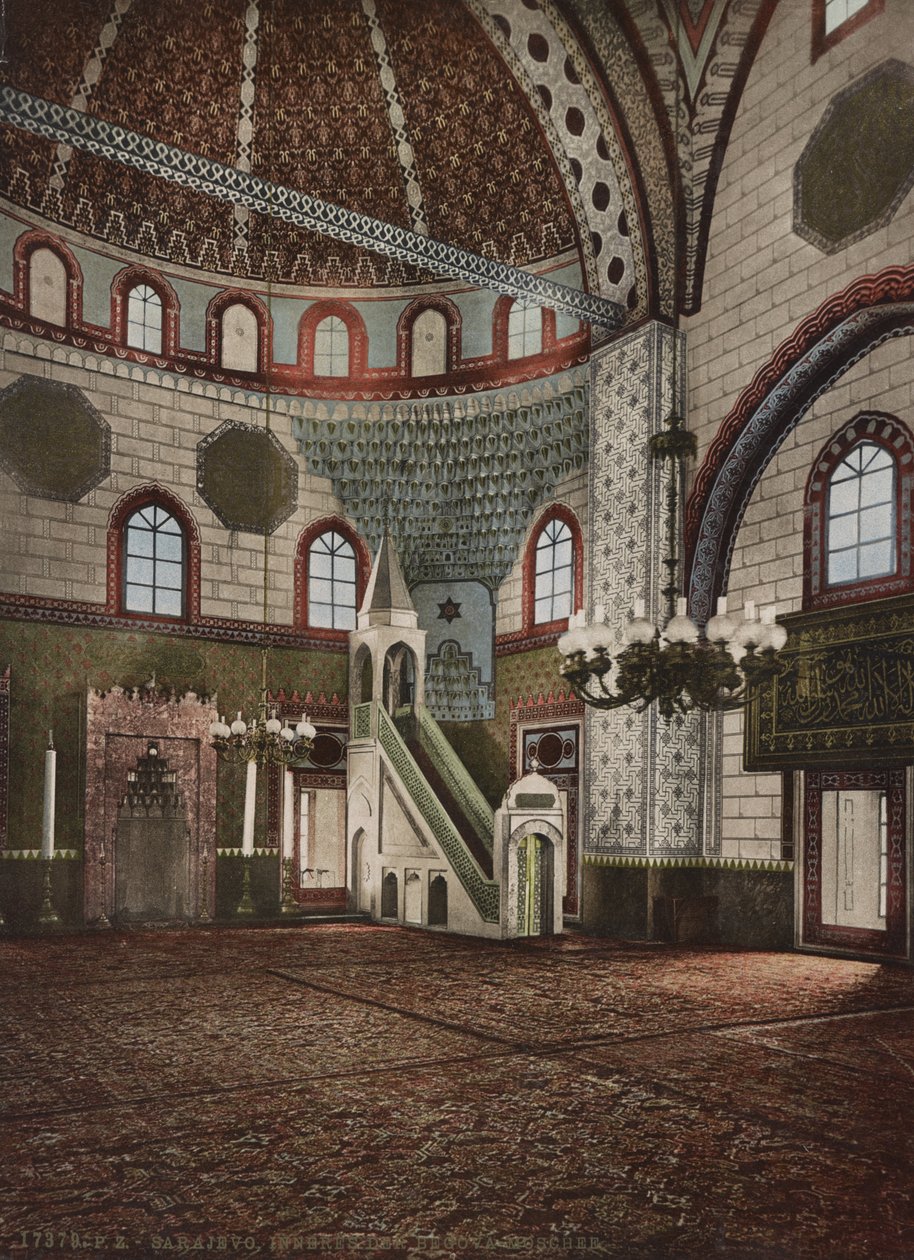 Gazi Husrev-begin moskeija, Sarajevo, 1905 tekijältä Detroit Publishing Co.