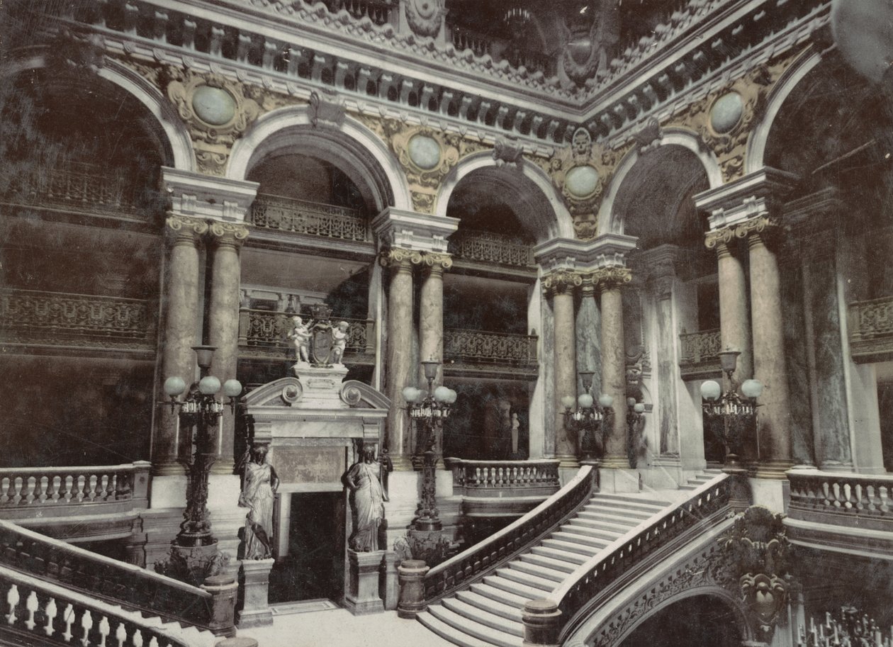 Grand Opera Paris, noin 1900 tekijältä Detroit Publishing Co.