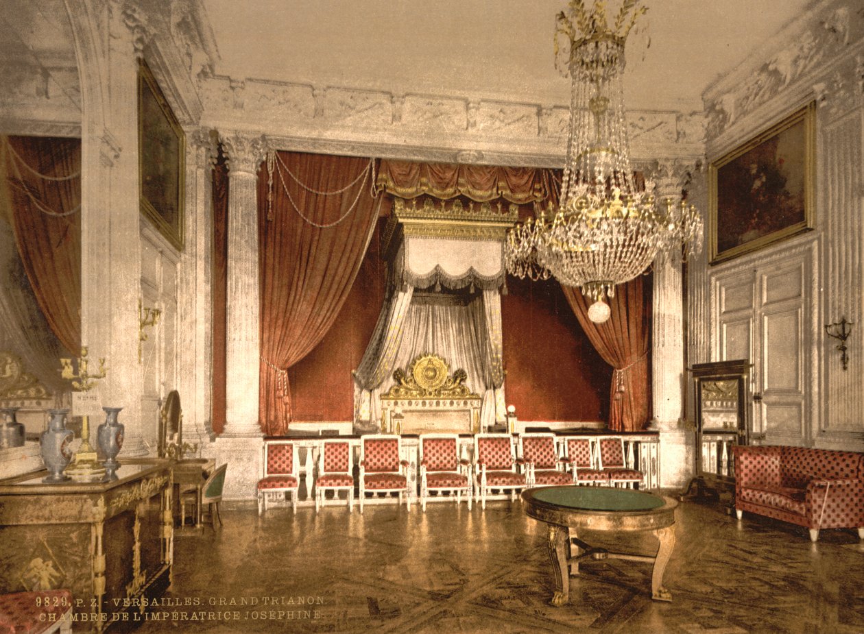 Suuri Trianon, keisarinnan kammio, Versailles, n. 1890-1900 tekijältä Detroit Publishing Co.