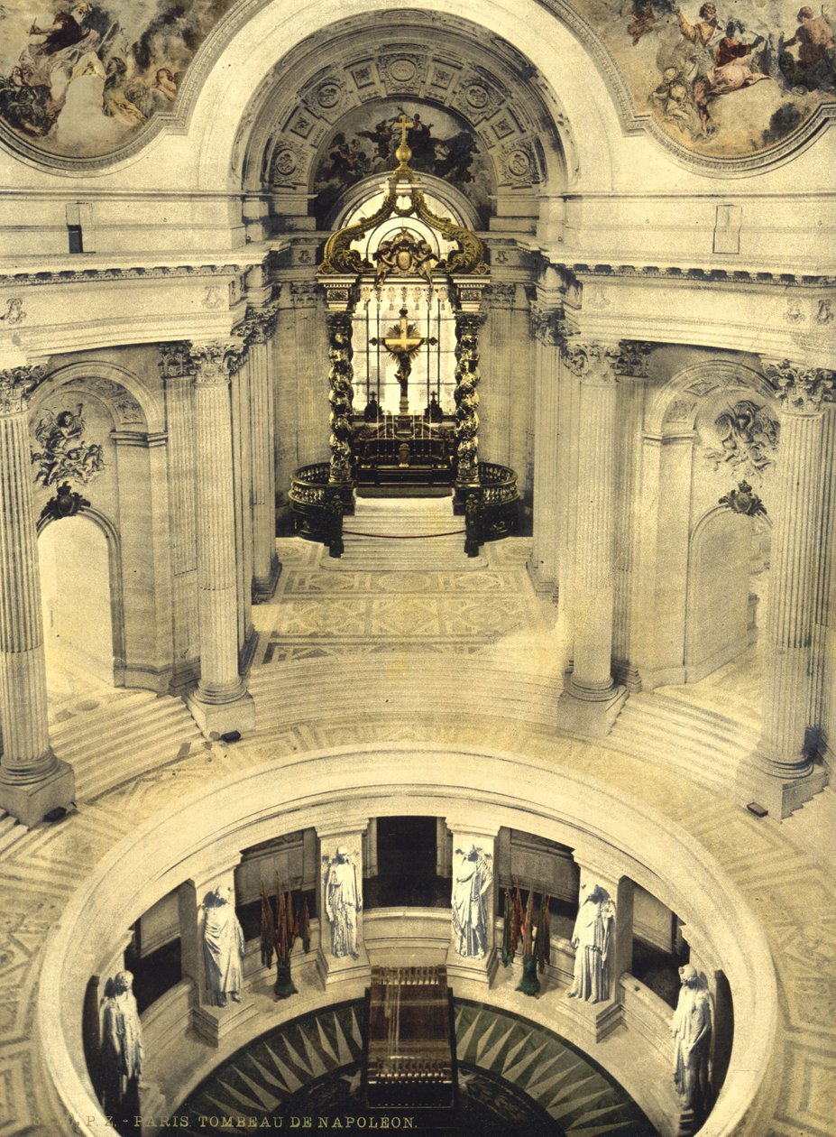 Napoleonin hauta, Les Invalides, Pariisi, Ranska, noin 1900 tekijältä Detroit Publishing Co.