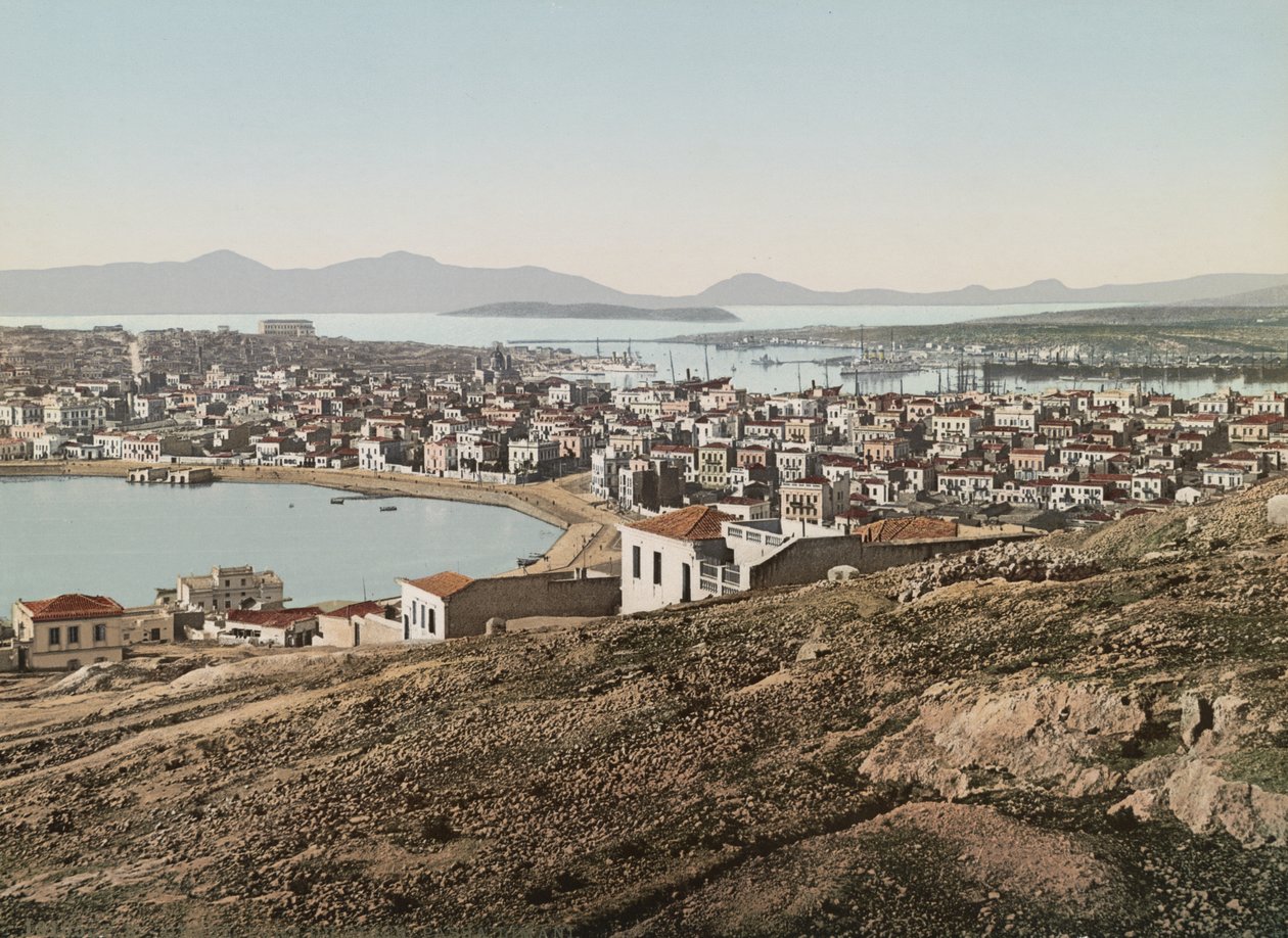 Pireuksen satama, 1905 tekijältä Detroit Publishing Co.