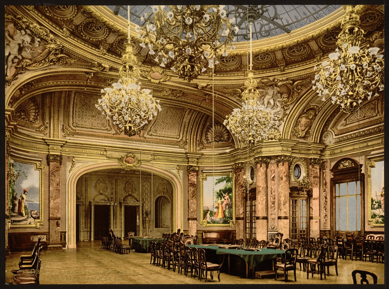 Uusi pelihuone, Monte Carlo, Riviera, Monaco tekijältä Detroit Publishing Co.