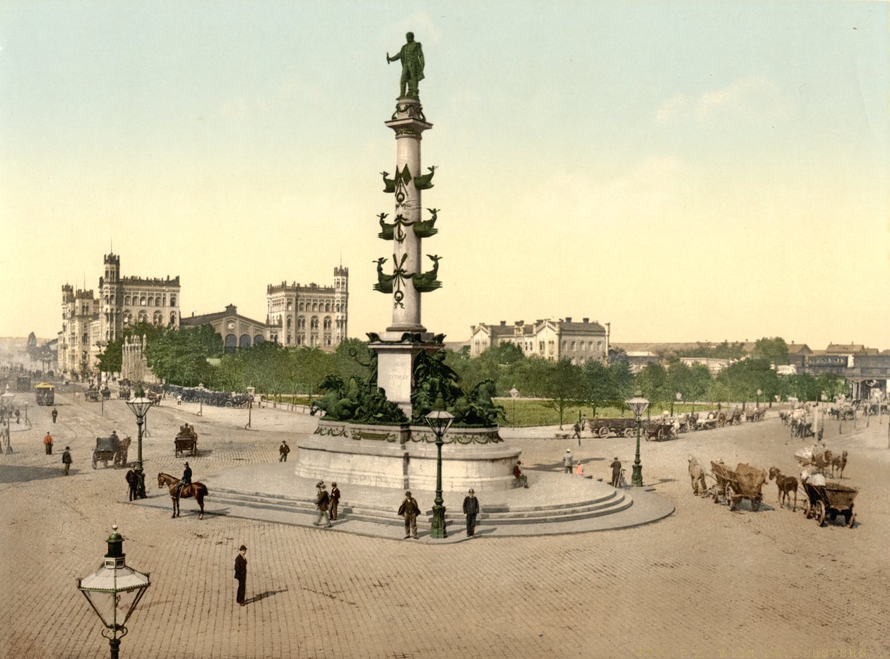 Praterstern, Wien, Itävalta-Unkari, noin 1900 tekijältä Detroit Publishing Co.