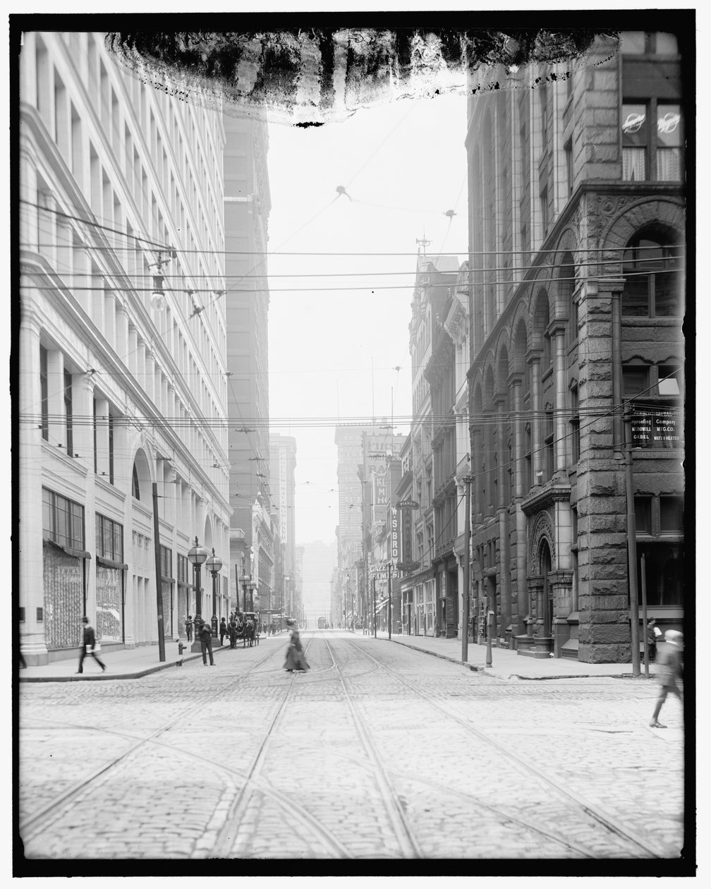 Wood Street, Pittsburgh, Pa. tekijältä Detroit Publishing Co.