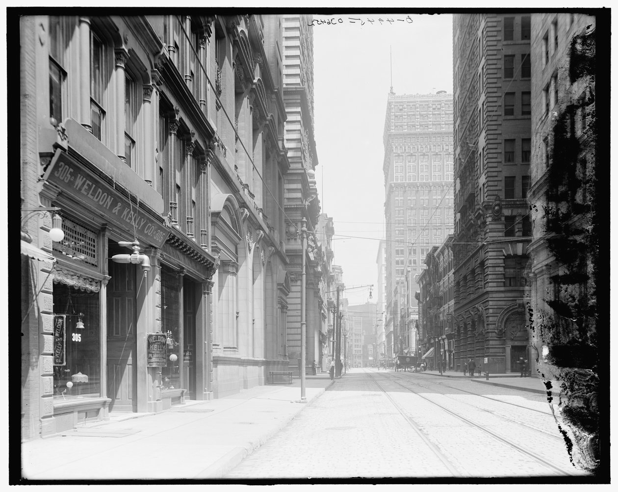Wood Street, katsoen itään, Pittsburgh, Pa. tekijältä Detroit Publishing Co.