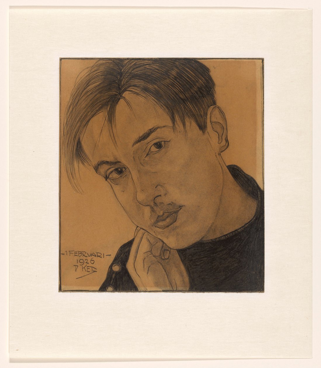 Omakuva (käsin) tekijältä Dick Ket (signed by artist)