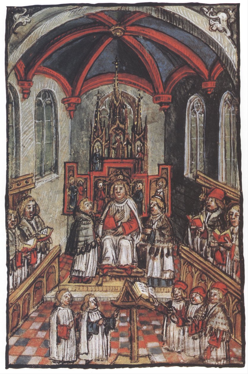 Konstanzer Bistumsstreit von 1474 tekijältä Diebold Schilling the Younger