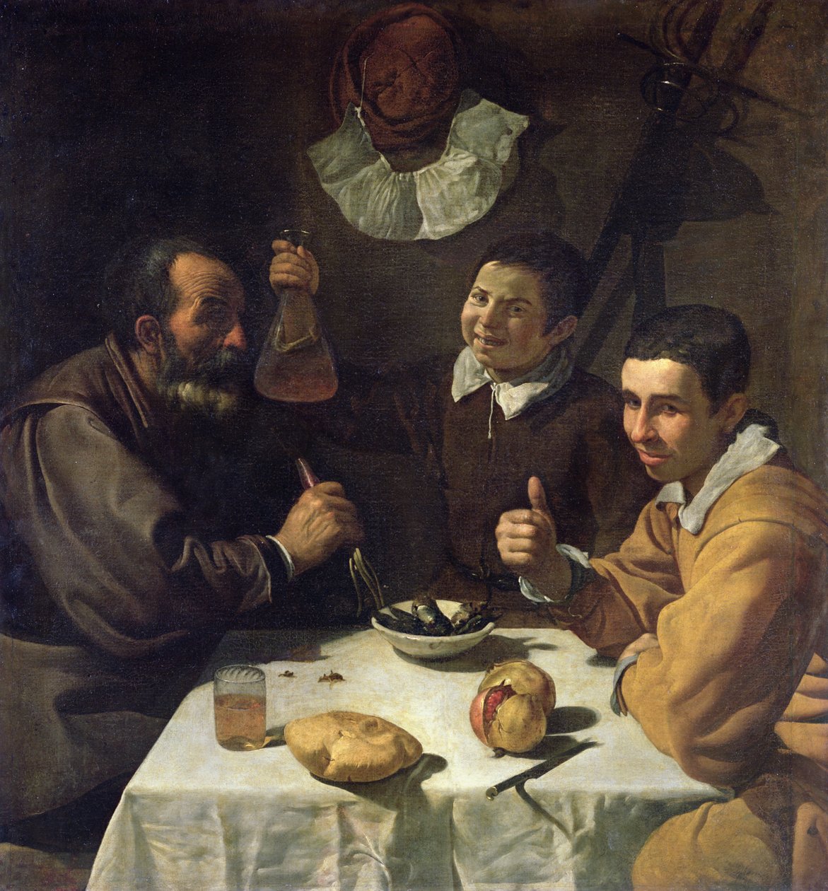 Lounas, noin 1617 tekijältä Diego Velázquez