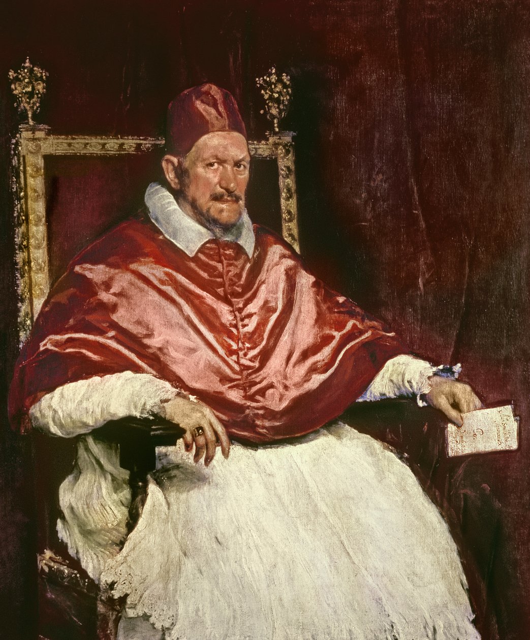 Paavi Innocentius X:n (1574-1655) muotokuva, 1650 tekijältä Diego Velázquez