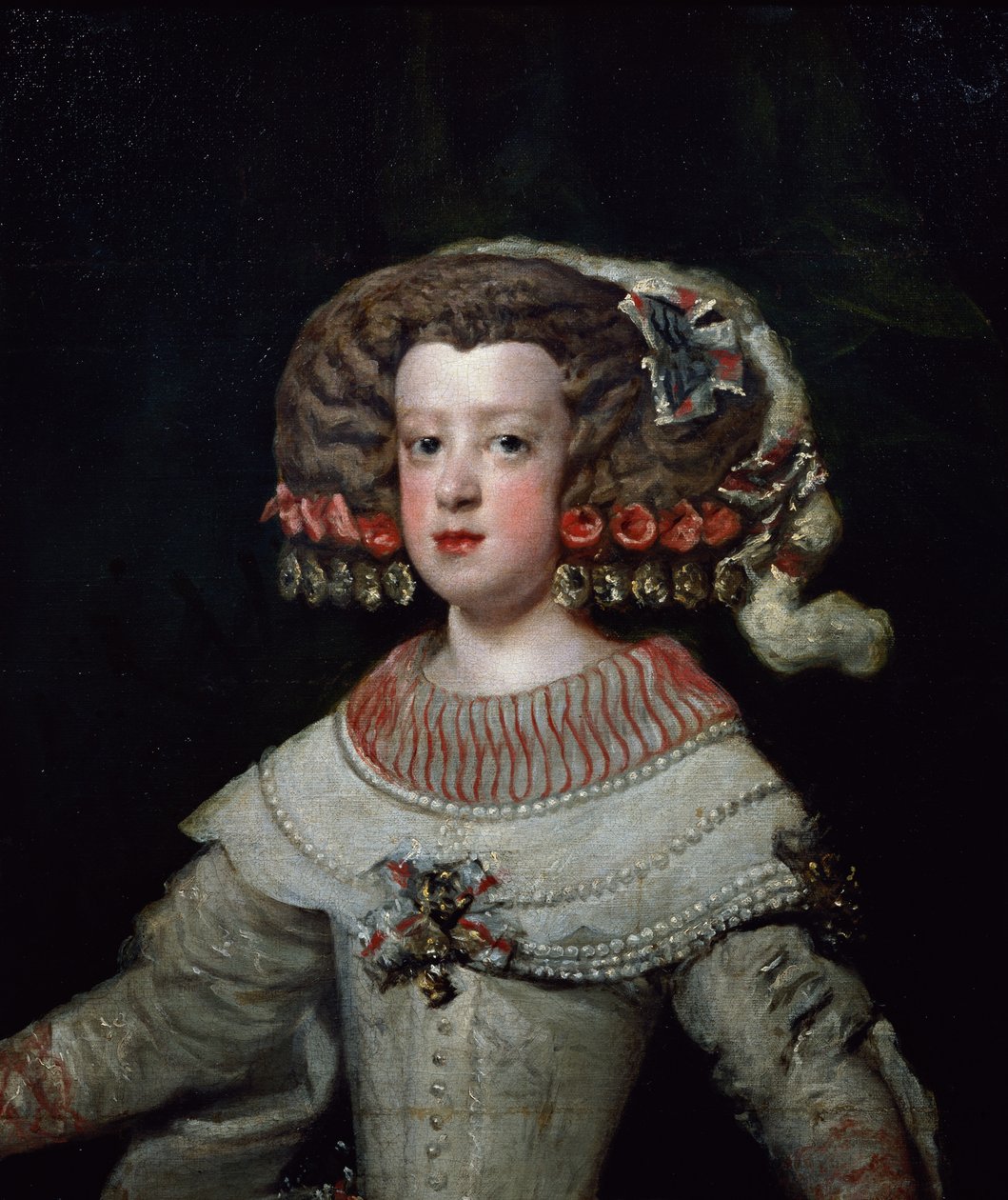 Infanta Maria Teresan (1638-83) muotokuva Ranskan tulevasta kuningatar Marie-Theresestä tekijältä Diego Velázquez