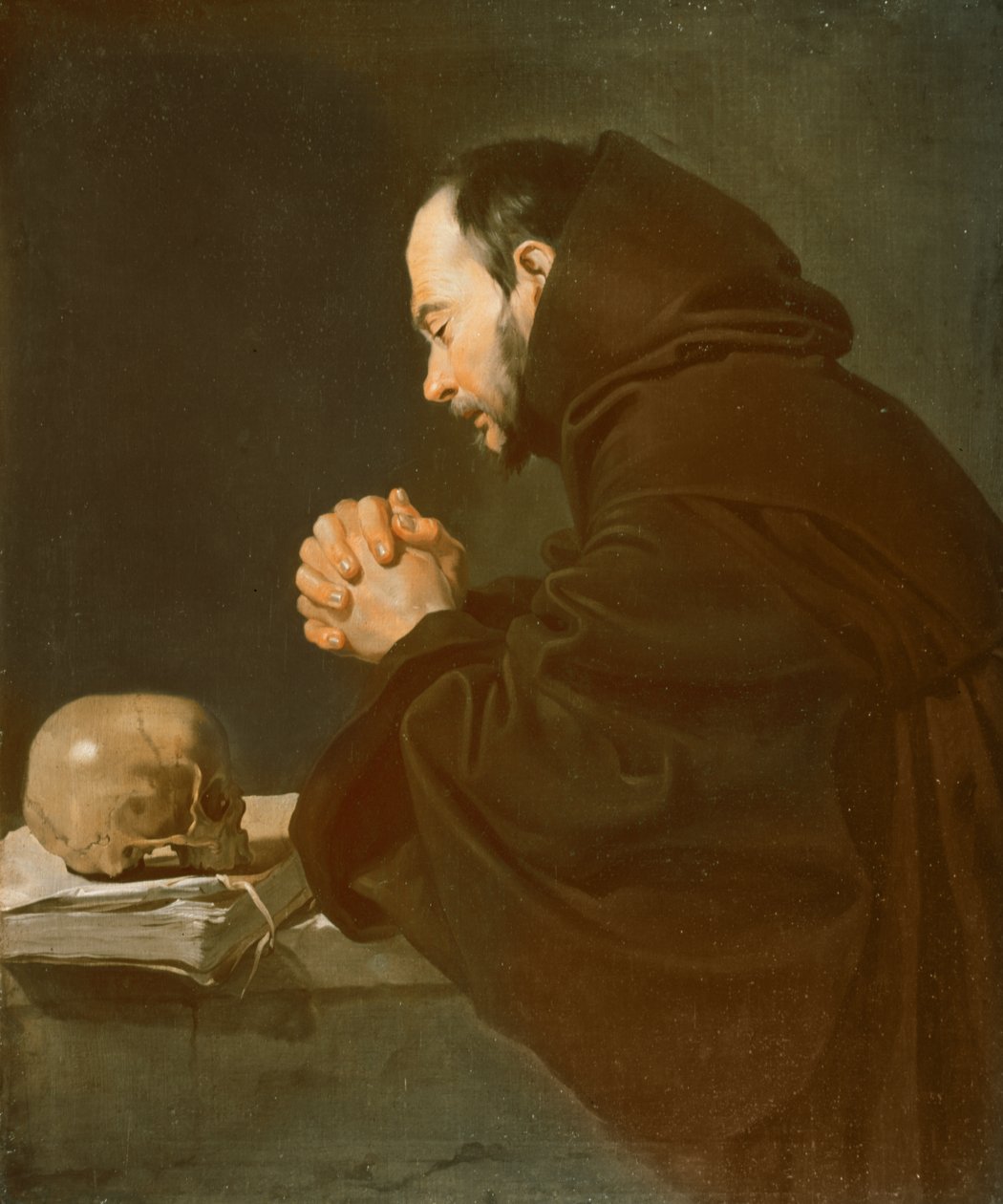 Pyhä Franciscus rukouksessa tekijältä Diego Velázquez