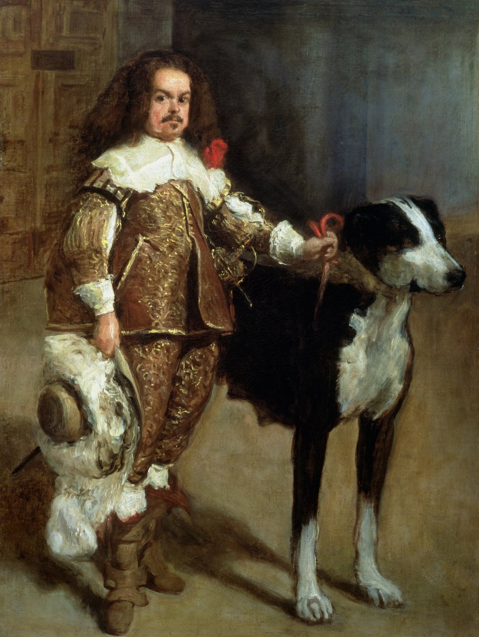 Buffoon joskus ja väärin nimeltä Antonio The Englishman tekijältä Diego Velázquez