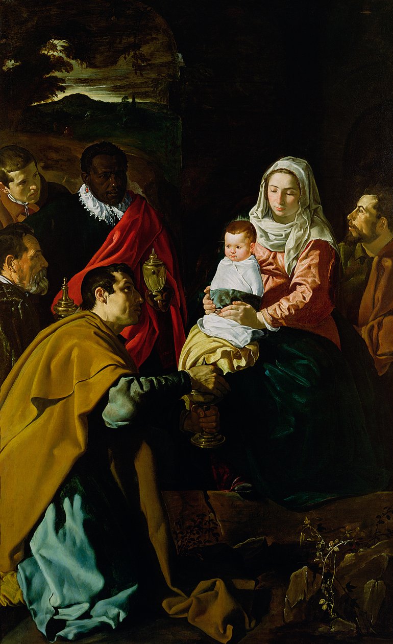 Kuninkaiden palvonta, 1619 tekijältä Diego Velázquez