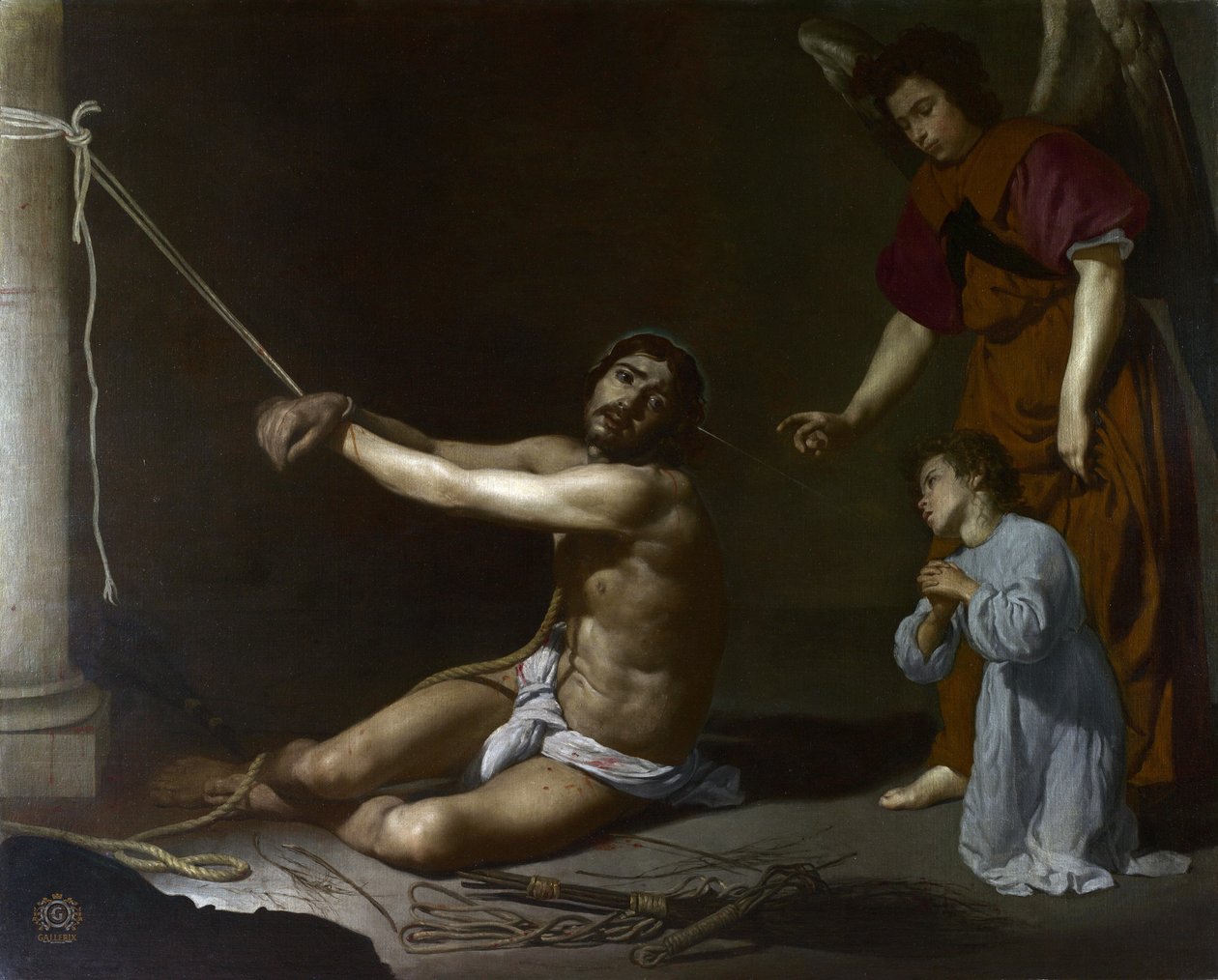 Crist lligat ja laima cristiana tekijältä Diego Velázquez