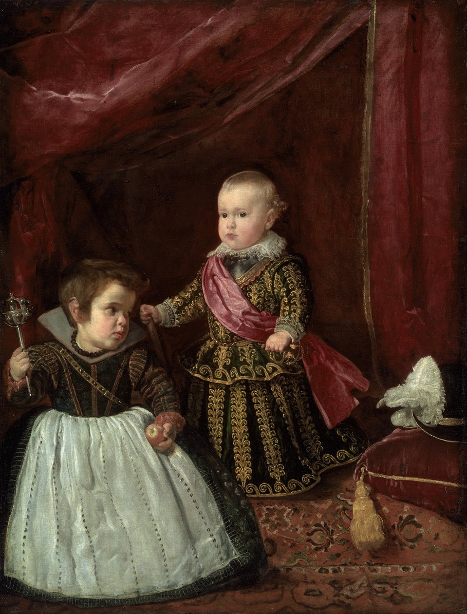 Don Baltasar Carlos kääpiön kanssa tekijältä Diego Velázquez