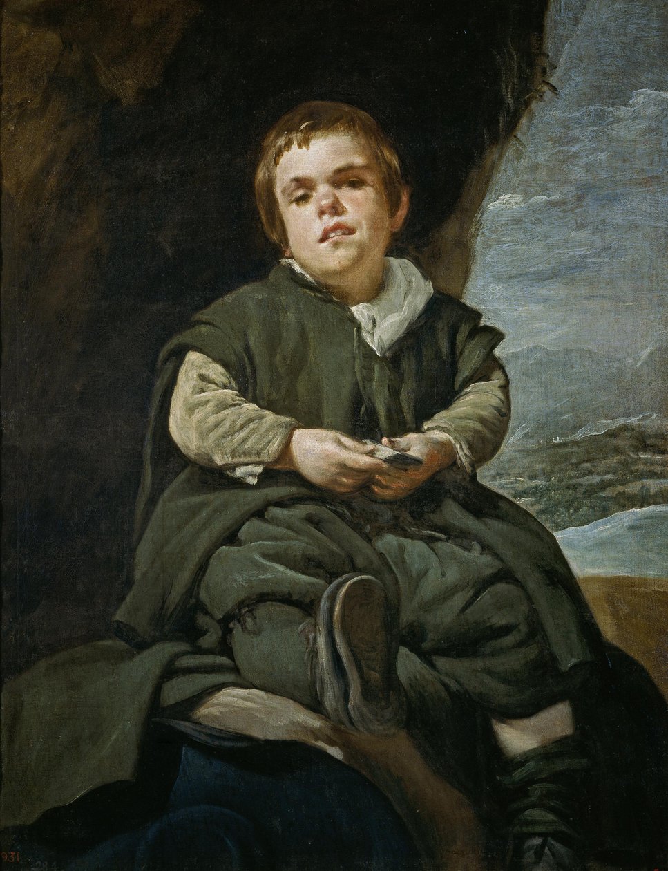 Francisco Lezcano, el Niño de Vallecas tekijältä Diego Velázquez