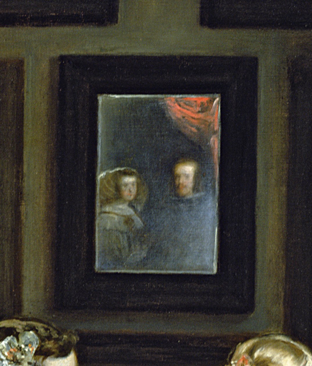 Las Meninas eli Philip IV:n perhe, n. 1656 (405:n yksityiskohta) tekijältä Diego Velázquez
