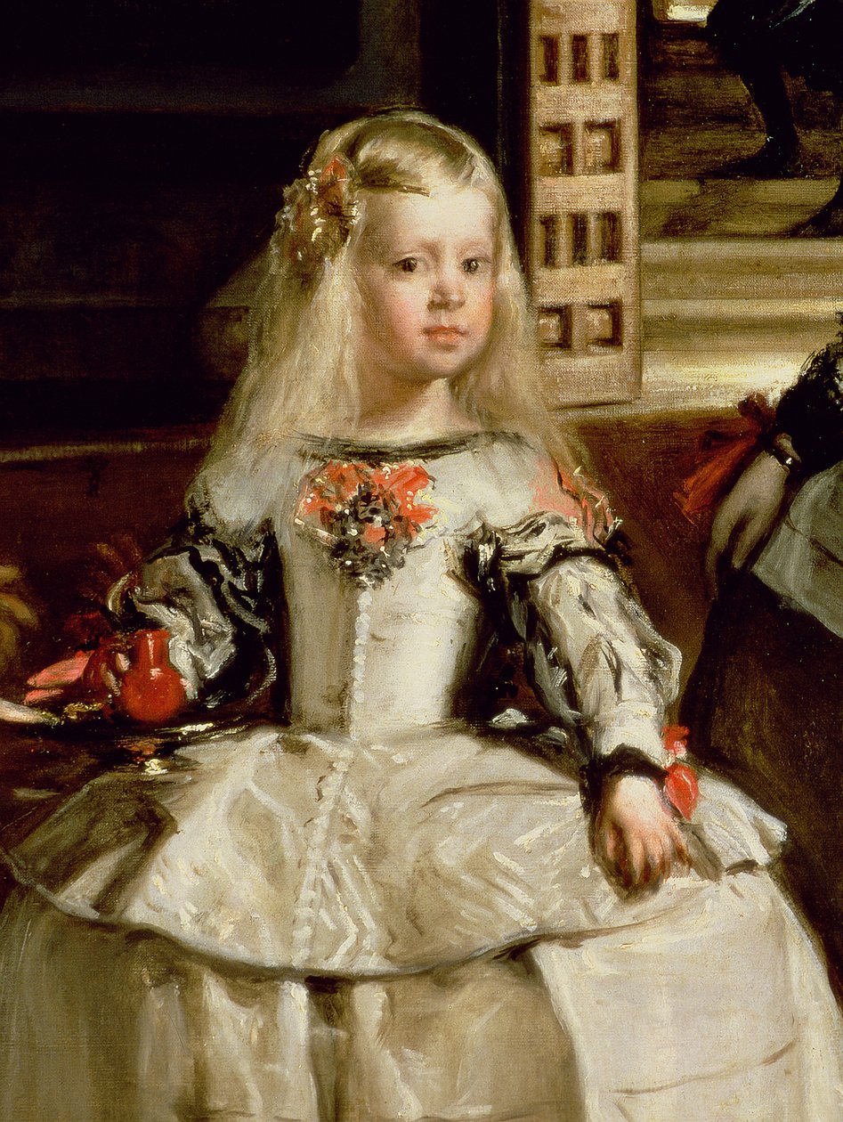 Las Meninas eli Philip IV:n perhe, n. 1656 (yksityiskohta) tekijältä Diego Velázquez