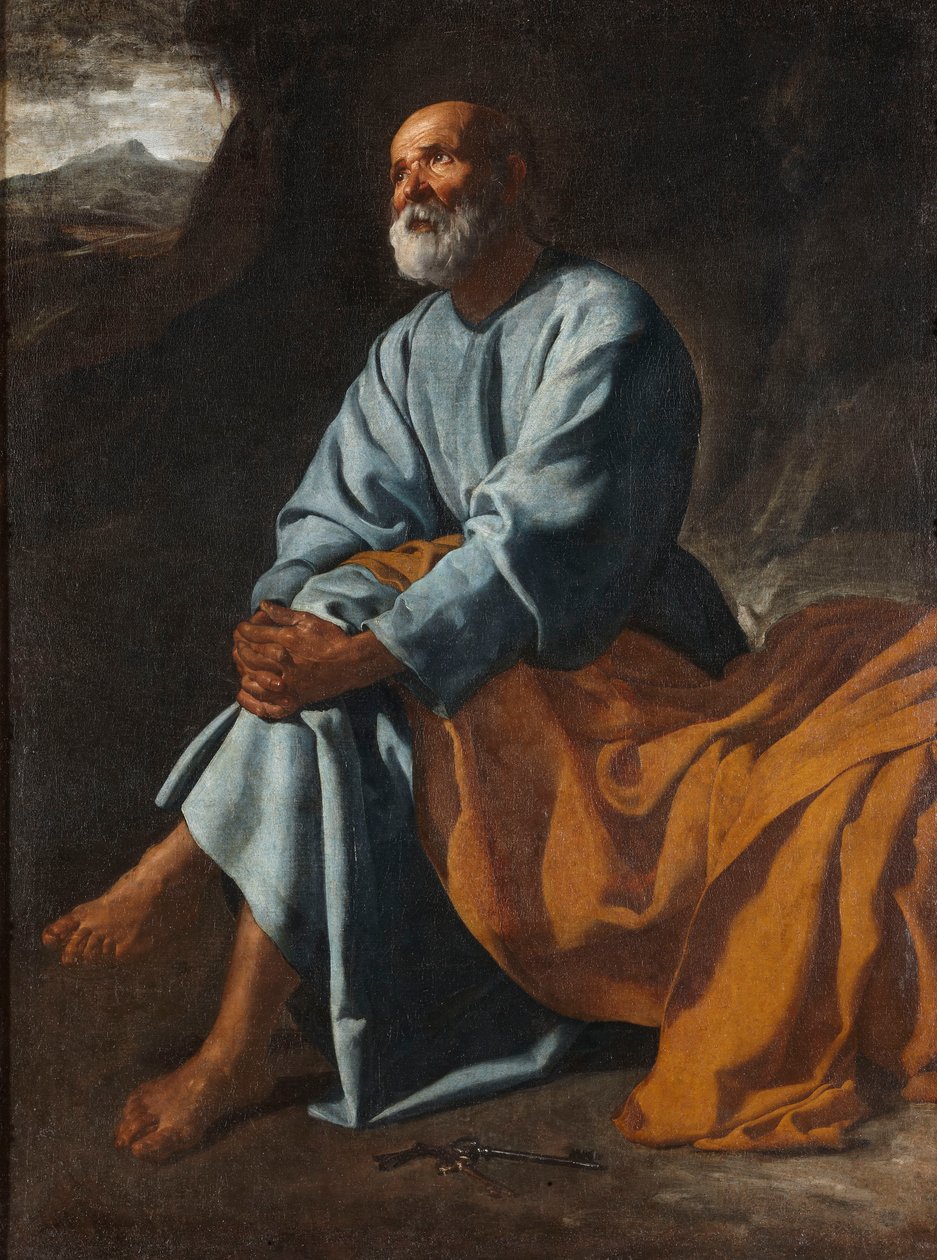 Las lágrimas de san Pedro tekijältä Diego Velázquez