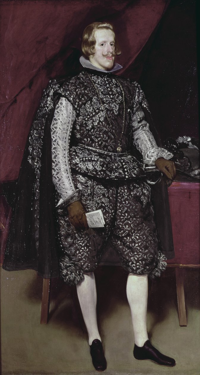 Philip IV (1605-65) Espanjasta ruskeassa ja hopeassa, n. 1631-2 tekijältä Diego Velázquez