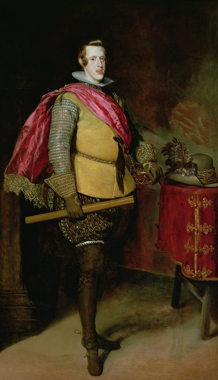 Espanjalaisen Philip IV:n (1605-65) muotokuva tekijältä Diego Velázquez