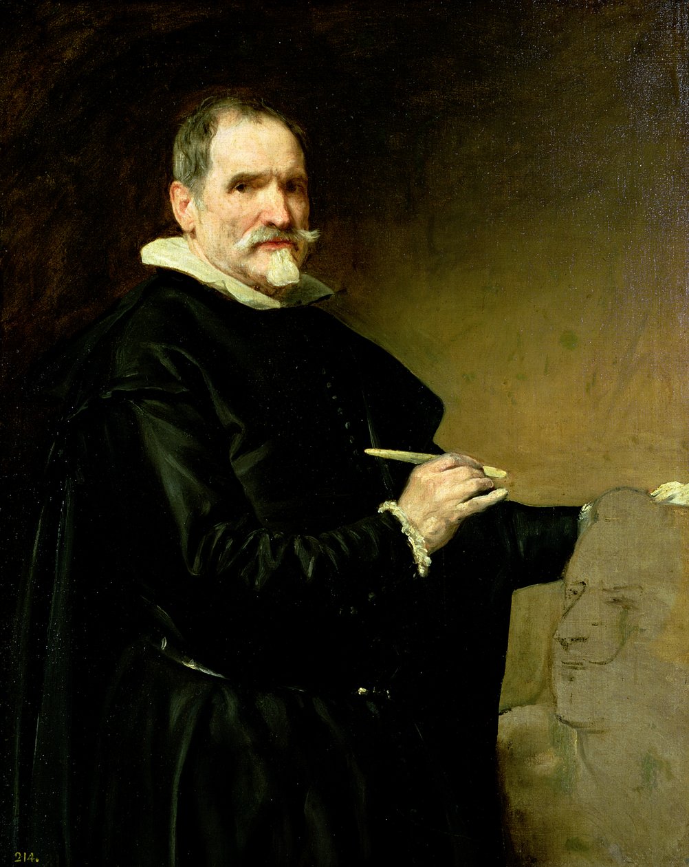 Kuvanveistäjä Juan Martinez Montanesin (1568-1649) muotokuva 1635 tekijältä Diego Velázquez