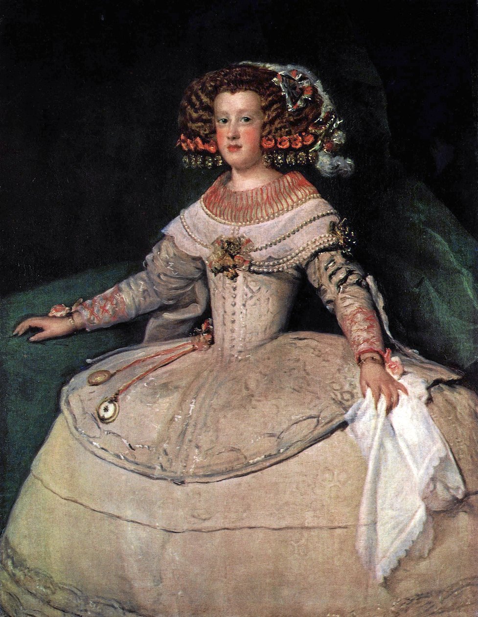 Porträt der Infantin Maria Teresa im Alter von 14 Jahren tekijältä Diego Velázquez